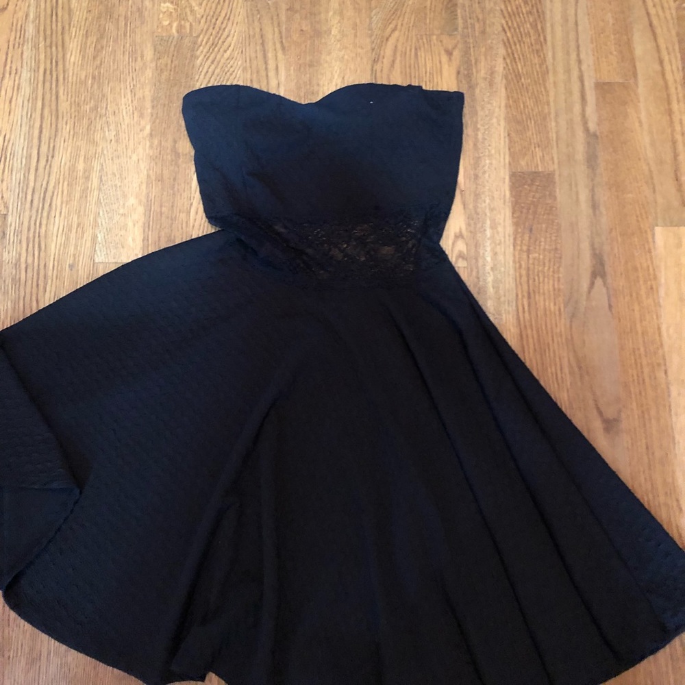 Little black dress.